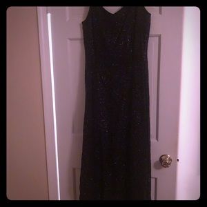 Gown blue (almost purple)